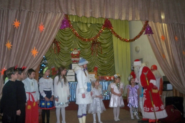 Дед Мороз дети праздик Святого николая